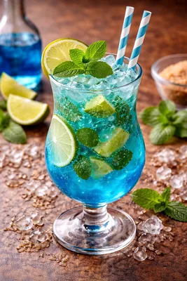 Blue Lagoon Mojito