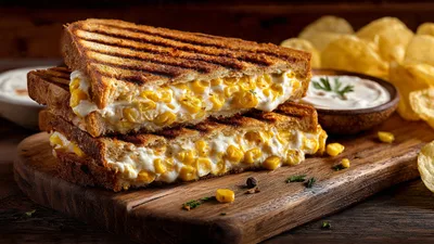Cheese Corn Sandwich