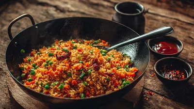 Chilli Garlic Fried Rice