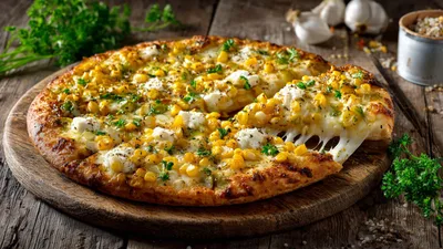 Golden Corn Pizza