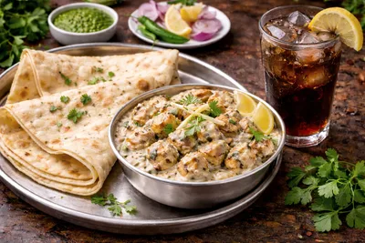 Malai Chaap + 2 Rumali + Cold Drink
