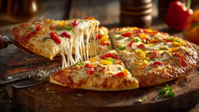 Onion Capsicum Pizza