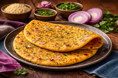 Onion Missi Roti