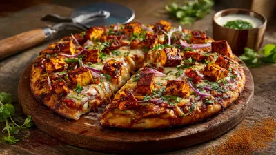 Paneer Tikka Pizza