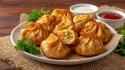 Veg Fried Momo